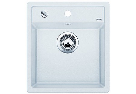 Мойка Blanco Dalago 45 F, арт. 517169, белый, с клапаном-автоматом, 46,5*51 см
