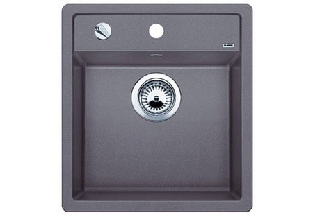 Мойка Blanco Dalago 45 F, арт. 518847, темная скала, с клапаном-автоматом, 46,5*51 см