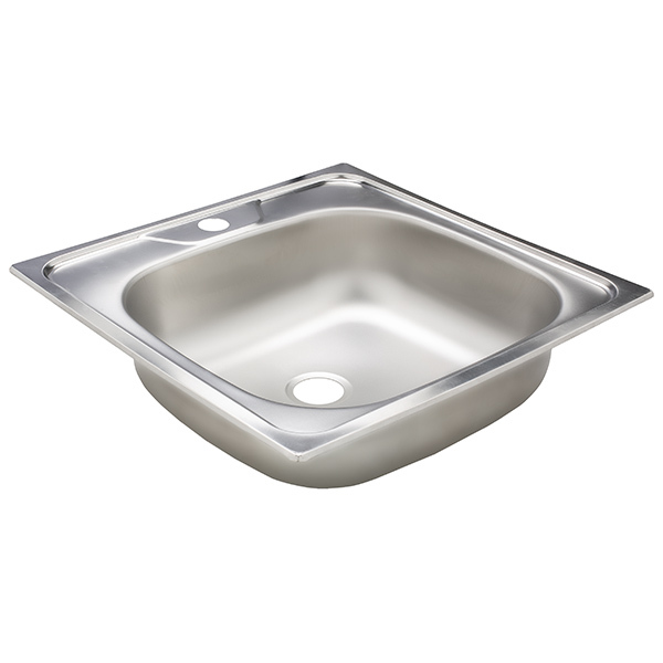 Мойка для кухни Ukinox Классика 48х48х14,5 см врезная сталь (CLM480.480---4K OC)