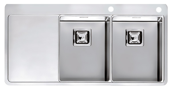 Мойка кухонная Reginox Nevada 30x30 LUX OKG right L сталь