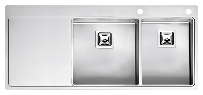 Мойка кухонная Reginox Nevada 40x30 LUX OKG right L сталь