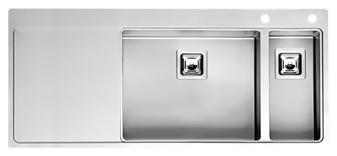 Мойка кухонная Reginox Nevada 50x18 LUX OKG right L сталь