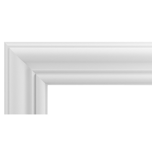 молдинг для дверей BELLO-DECO Н9 80х19х2200мм полимер белый, арт. 00-00106251