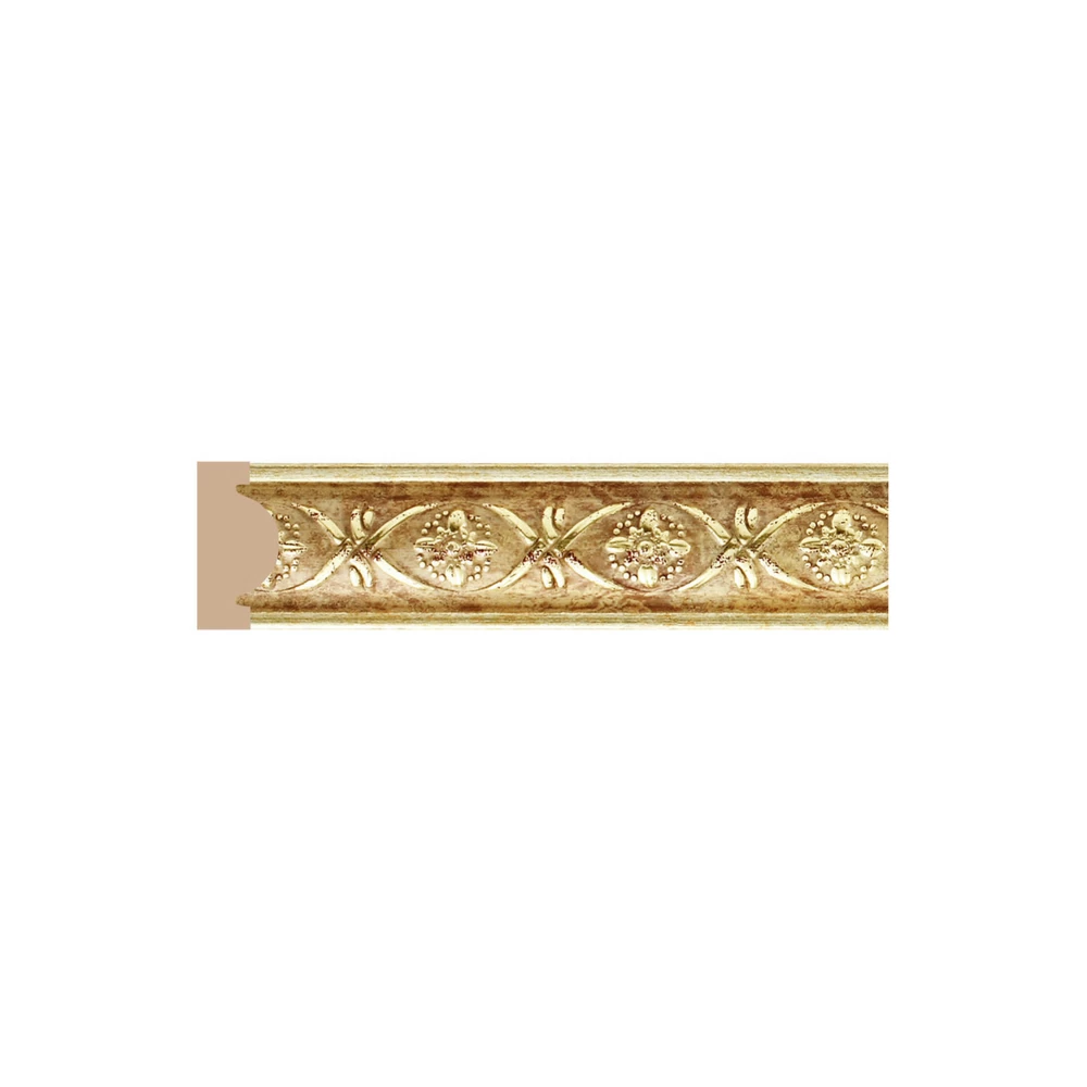 Молдинг из экополимера ударопрочный 30х14х2400 мм Decomaster Decor 157-933 золотой