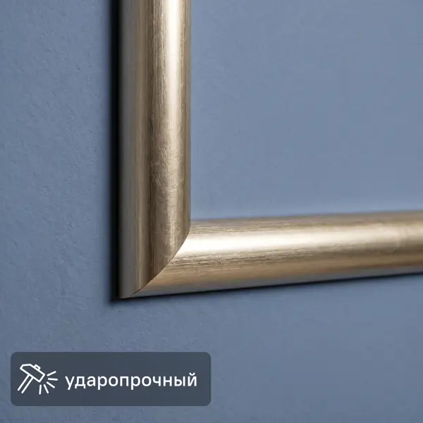 Молдинг настенный полистирол ударопрочный латунь 7x7x2000 мм