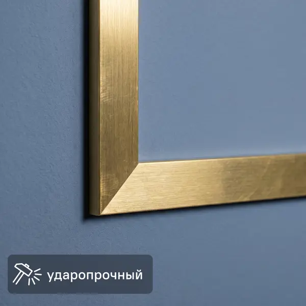 Молдинг настенный полистирол ударопрочный золото 7x7x2000 мм