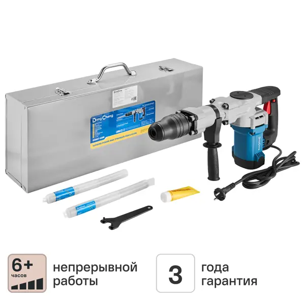 Молоток отбойный сетевой Dongcheng DZG07-6SM, 1600 Вт, 22 Дж