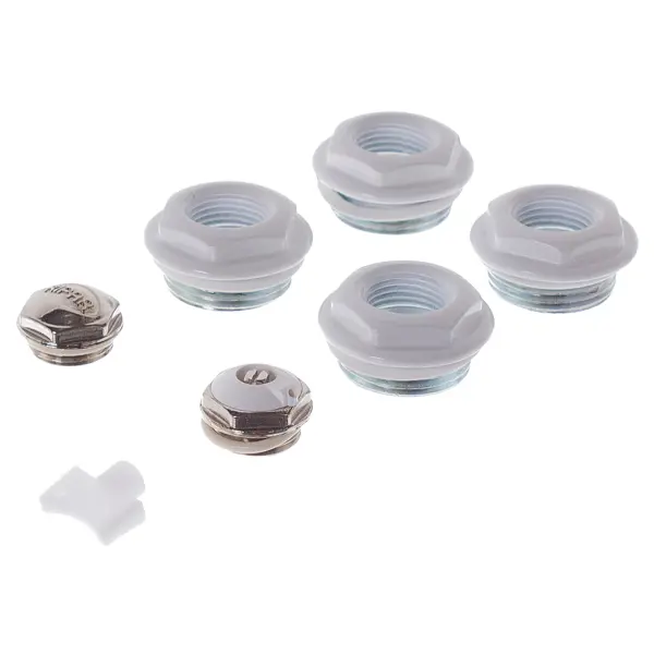 Монтажный комплект для радиатора Rifar 1/2" сталь белый 7 предметов