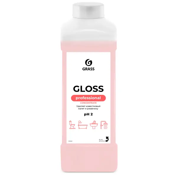 Моющее средство для сантехники Grass Gloss Concentrate 1 л