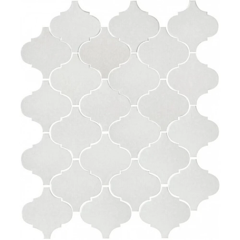 Мозаика Kerama Marazzi Арабески белая керамическая 300х260х7 мм глянцевая (10 шт.=0,59 кв.м)