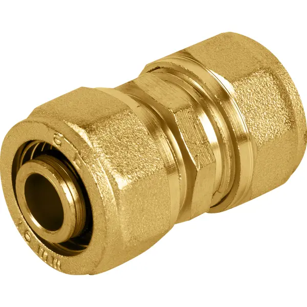 Муфта Aquabeam 16 мм латунь ABO.303.Y.001616