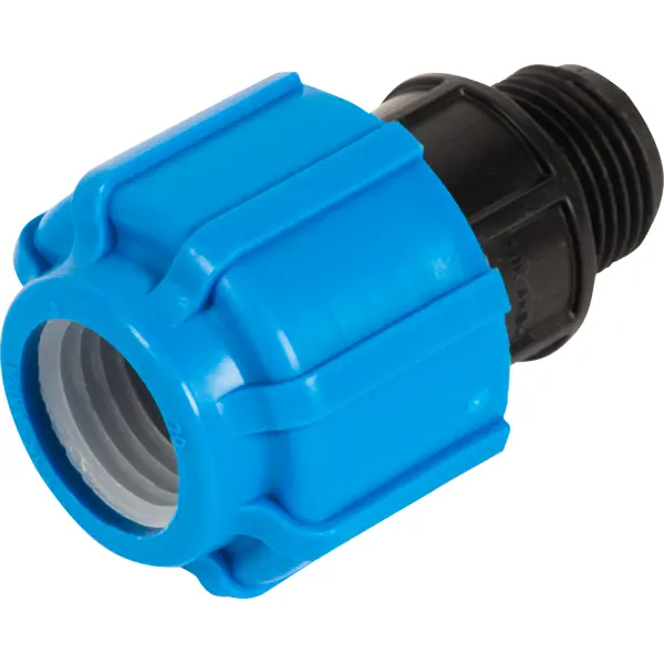 Муфта комбинированная ПНД ТПК-Аква 1/2"x20 мм НР