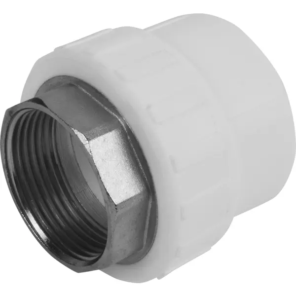 Муфта комбинированная Политэк 1 1/4"x40 мм ВР полипропилен