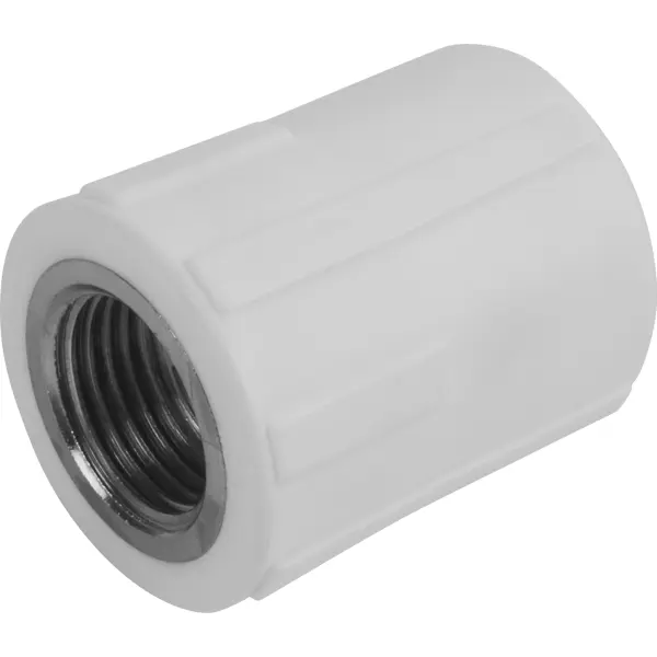 Муфта комбинированная Политэк 1/2"x25 мм ВР полипропилен