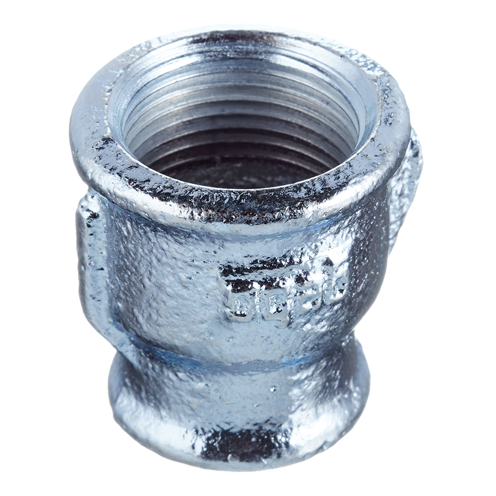 Муфта переходная Gebo Platinum 3/4 ВР(г) х 1/2 ВР(г) чугунная оцинкованная (240-22V)