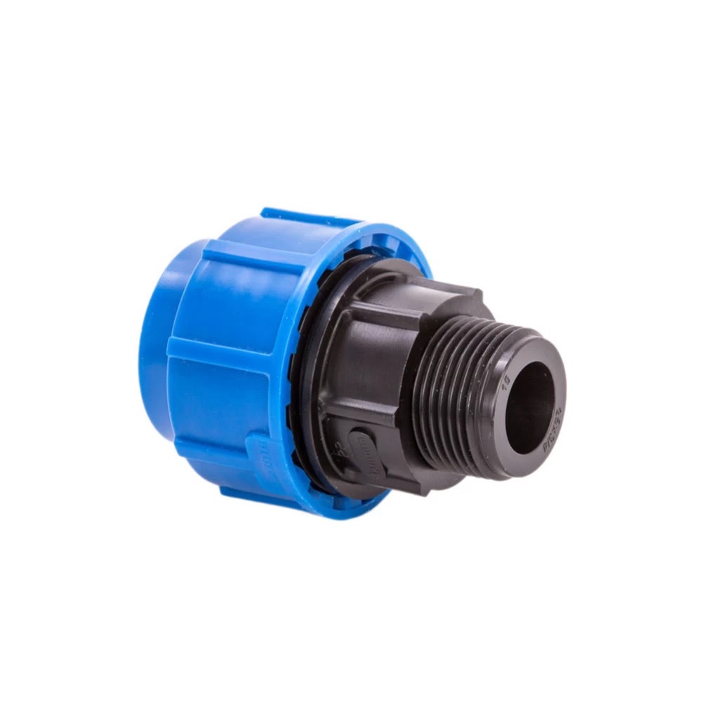 Муфта ПНД Lammin компрессионная переходная 20х3/4 НР(ш)