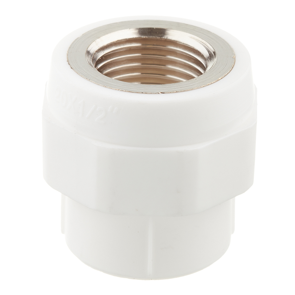 Муфта полипропиленовая Valtec 20 мм х 1/2 ВР(г) (VTp.702.0.02004)