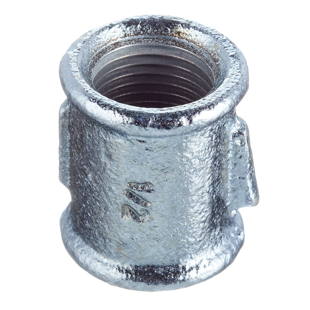 Муфта прямая Gebo Platinum 1/2 ВР(г) х 1/2 ВР(г) чугунная оцинкованная (270-4V)