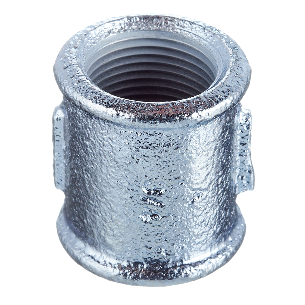 Муфта прямая Gebo Platinum 3/4 ВР(г) х 3/4 ВР(г) чугунная оцинкованная (270-5V)