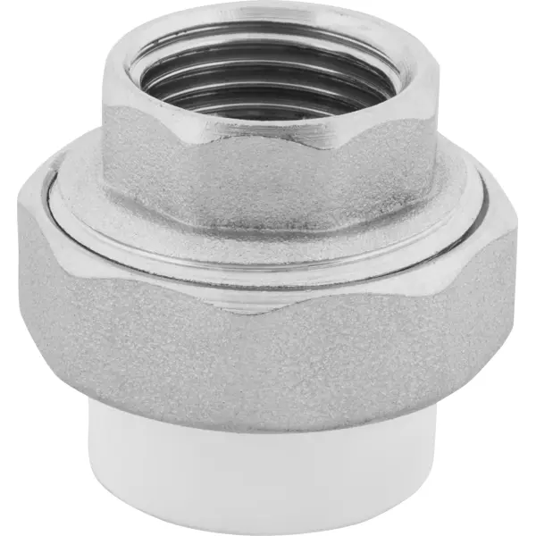 Муфта разъемная Политэк 1/2"x20 мм ВР полипропилен