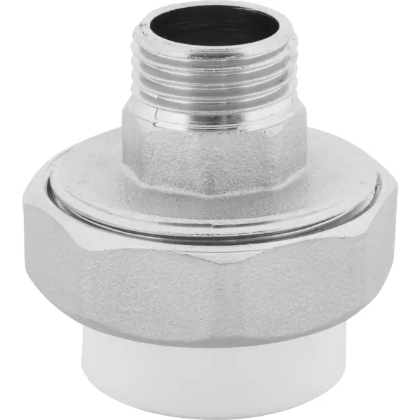 Муфта разъемная Политэк 1/2"x25 мм НР полипропилен
