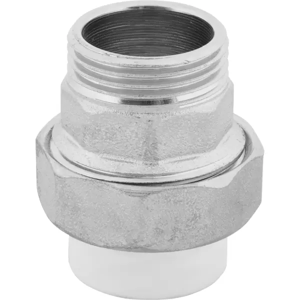 Муфта разъемная Политэк 3/4"x20 мм НР полипропилен