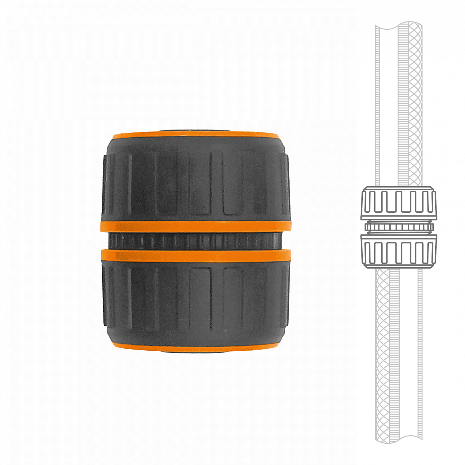 Муфта ремонтная DAEWOO 15-19мм (5/8"-3/4")