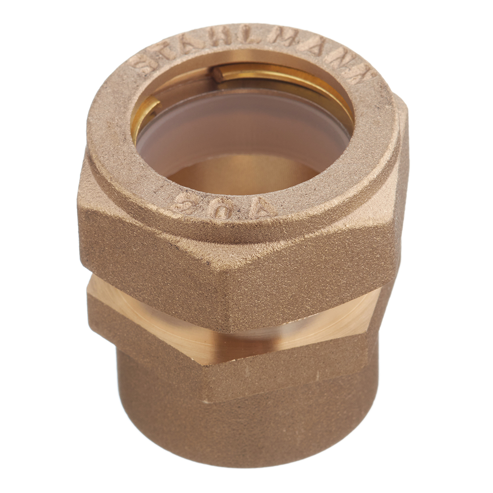 Муфта Stahlmann IWS EasyFix 20 мм х 3/4 ВР(г) для гофрированных труб