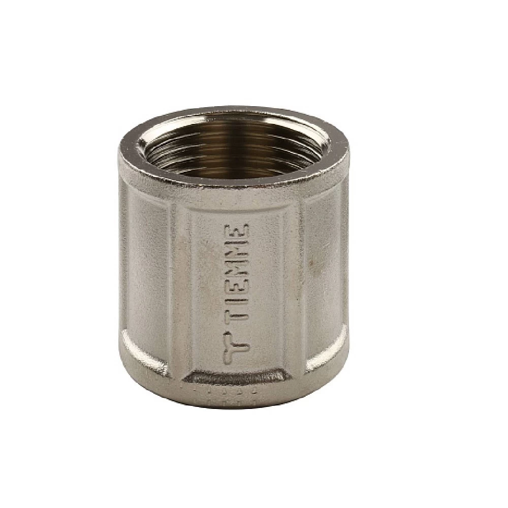 Муфта Tiemme 1/2 ВР (г) х 1/2 ВР (г) латунная (1500136)