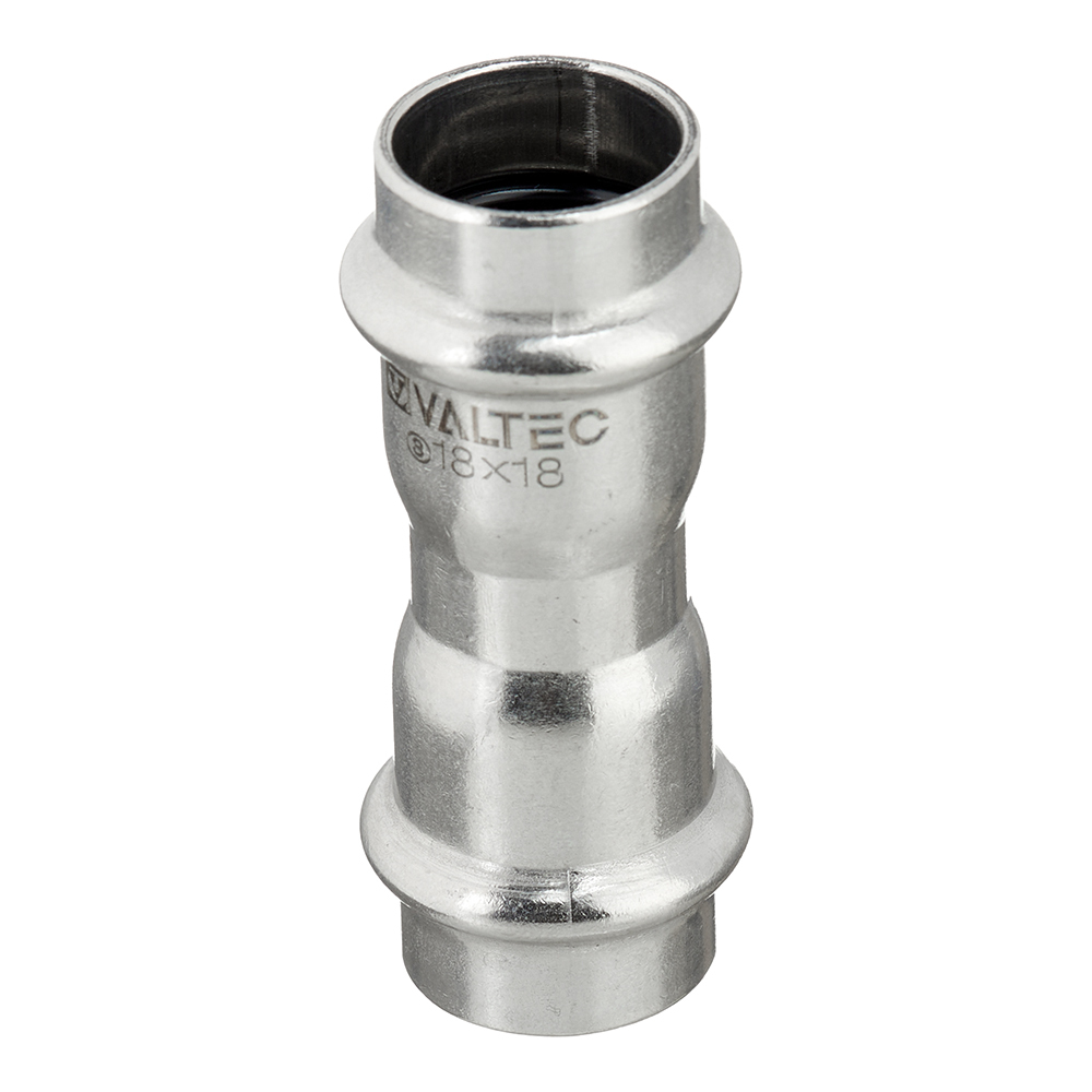 Муфта Valtec 18х18 мм нержавеющая сталь (VTi.903.I.001818)