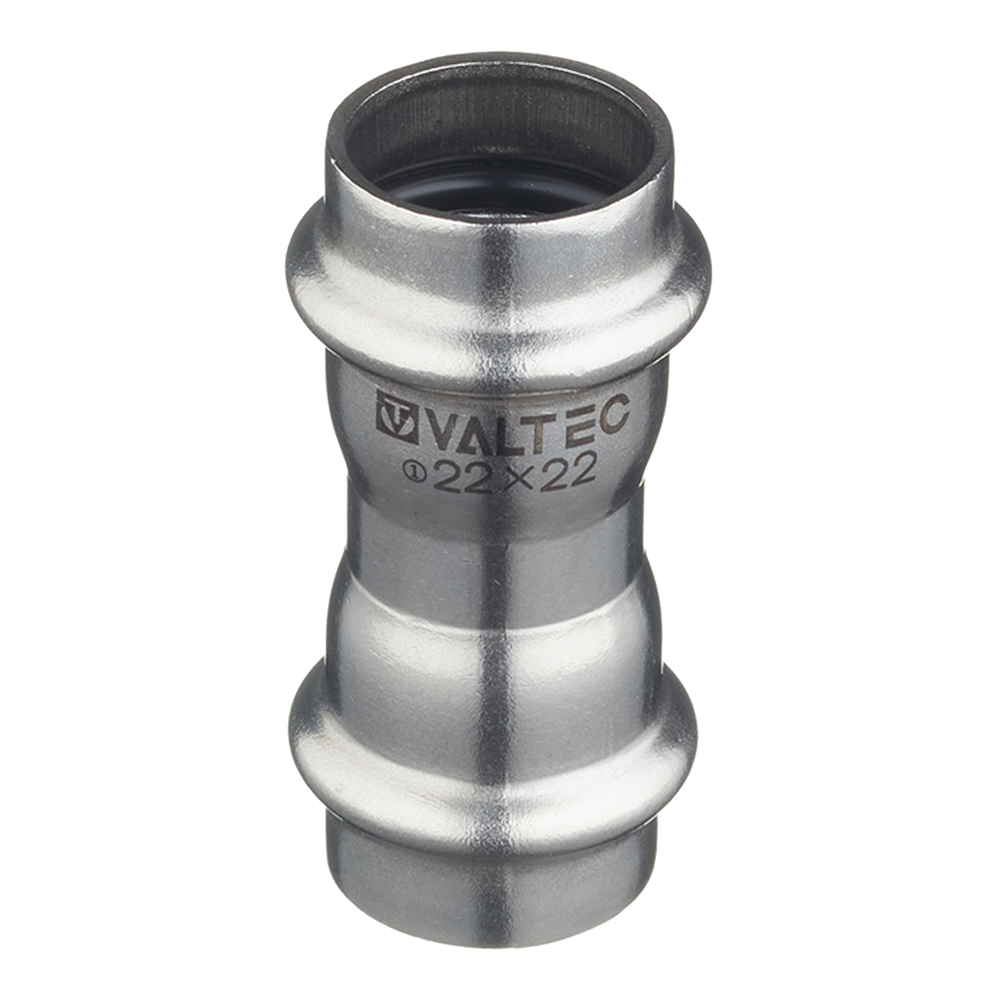 Муфта Valtec 22х22 мм нержавеющая сталь (VTi.903.I.002222)