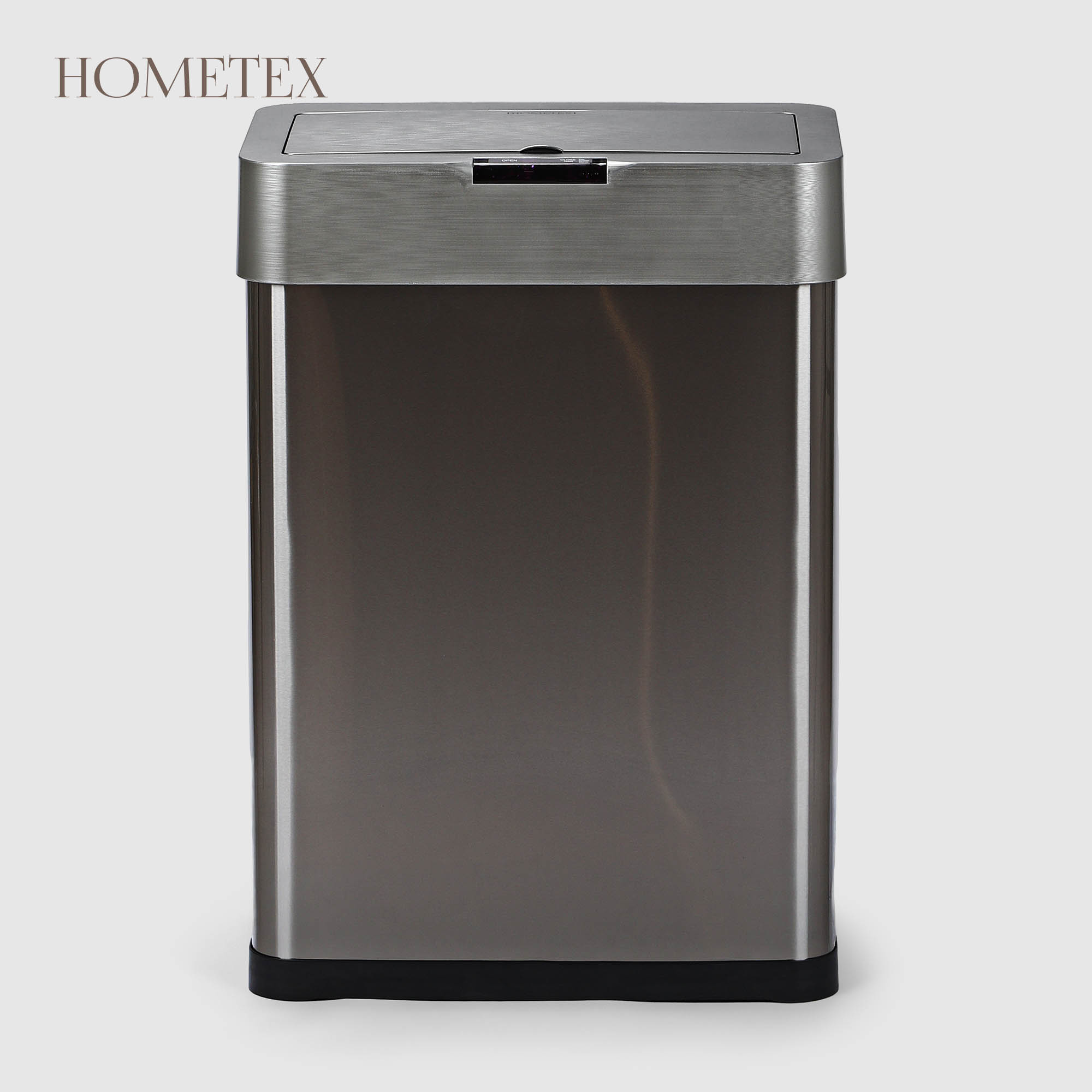 Мусорный контейнер Hometex сенсорный серебристый 50 л 41,1х29,9х58,5 см