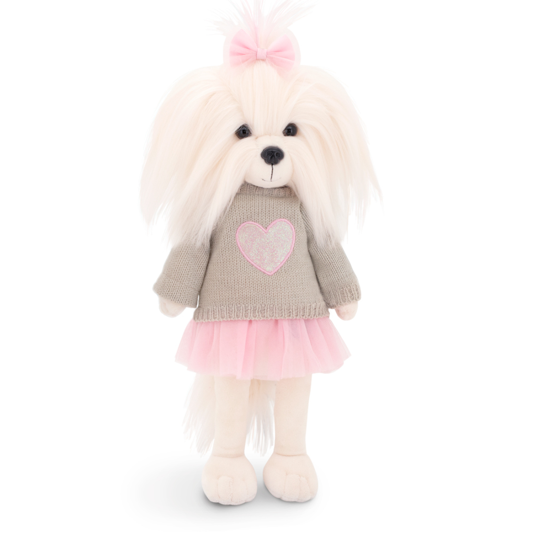 Мягкая игрушка Orange toys Lucky Mimi: Розовое сердце с каркасом 37 см, коробка 44 см