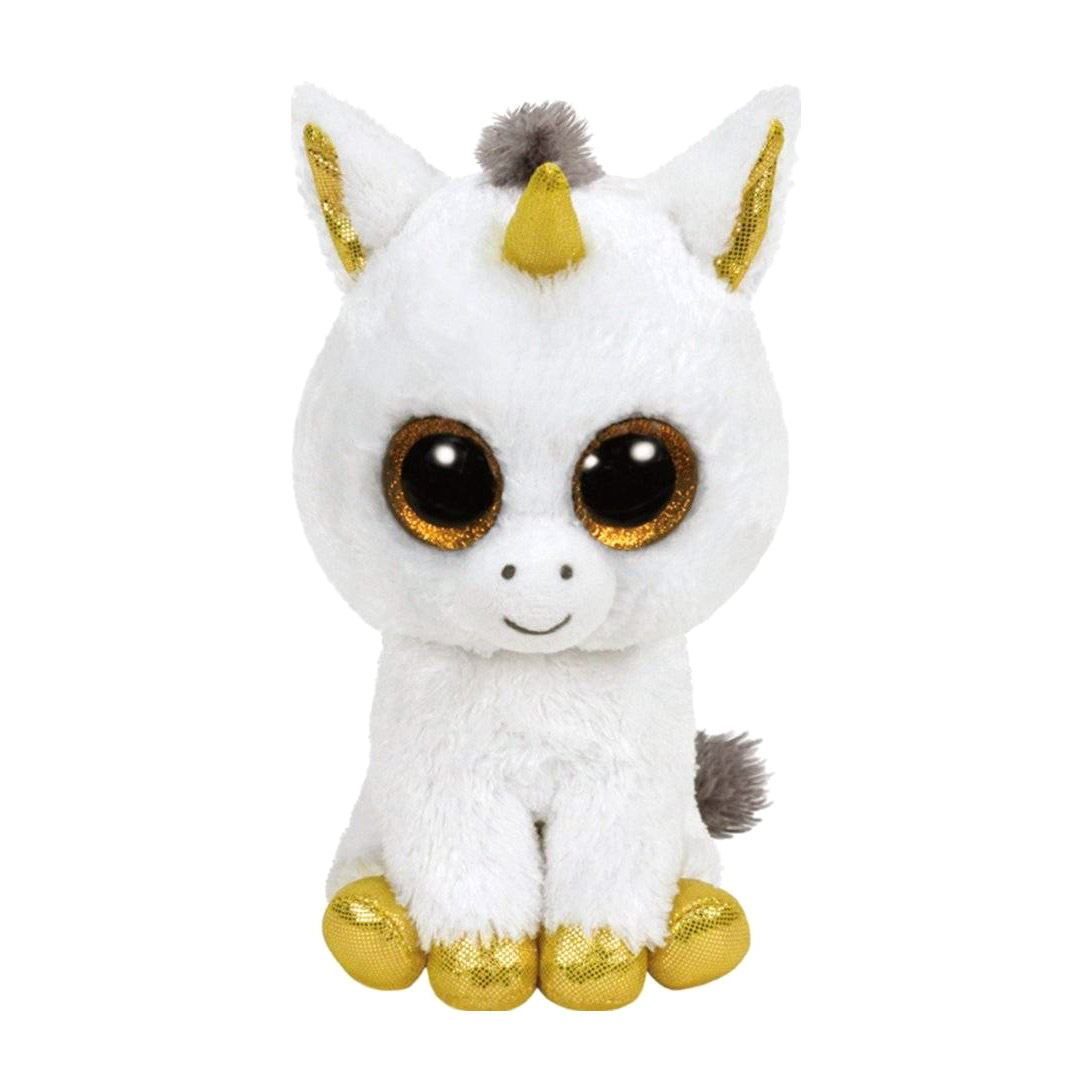 Мягкая игрушка TY Beanie Boo's Белый единорог Pegasus 25 см