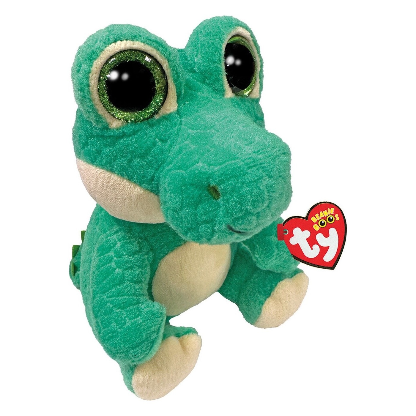 Мягкая игрушка TY Эрни аллигатор зелёный 15 см