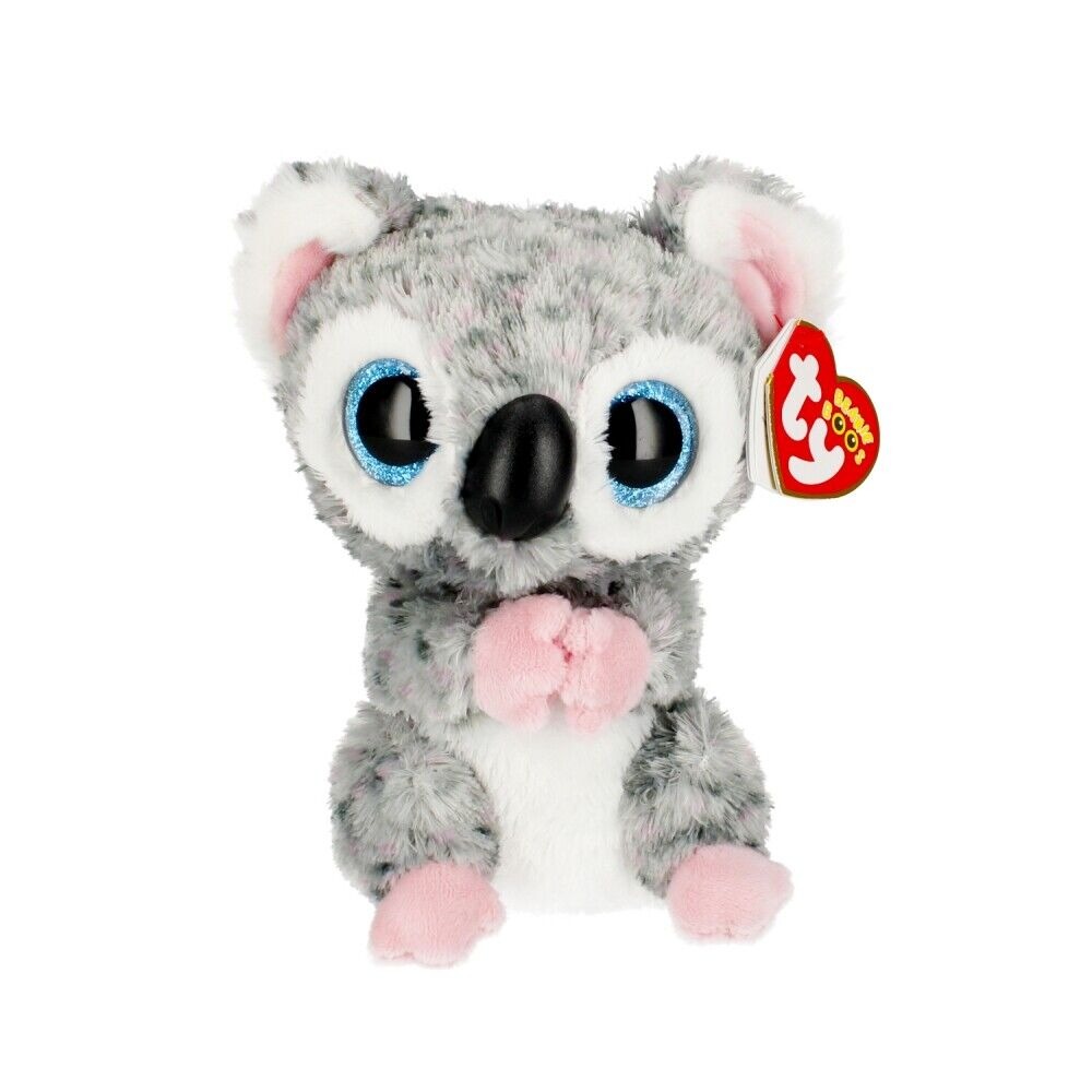Мягкая игрушка TY Карли пятнистая коала серая 15 см