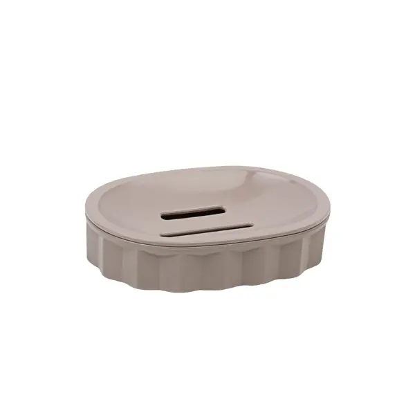 Мыльница Fixsen Diamond Beige FX-462-4 пластик цвет бежевый