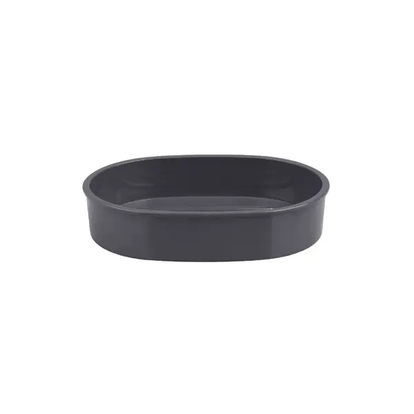 Мыльница Fixsen Round Gray FX-453-4 пластик цвет серый