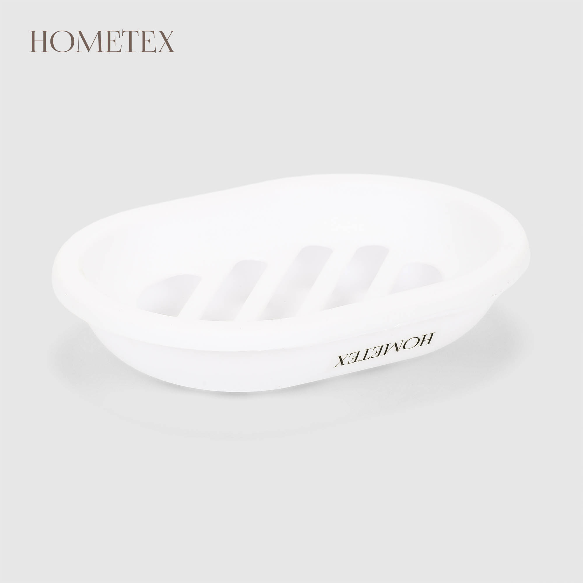Мыльница Hometex из полипропилена, белая