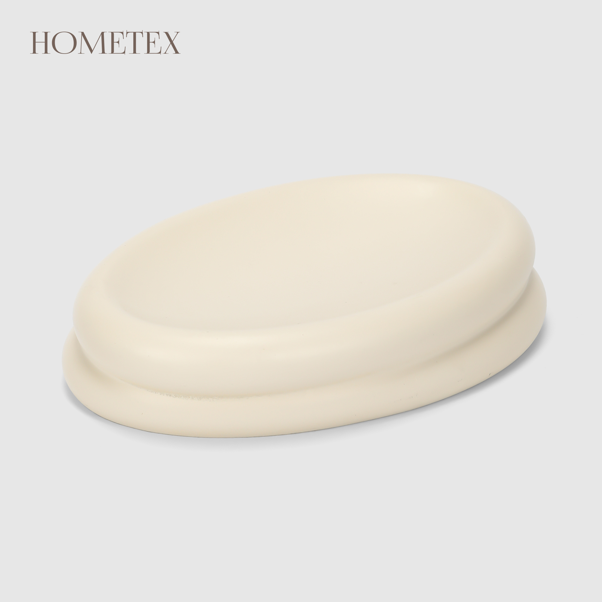 Мыльница Hometex круги цвет белый bre1531aa-sd