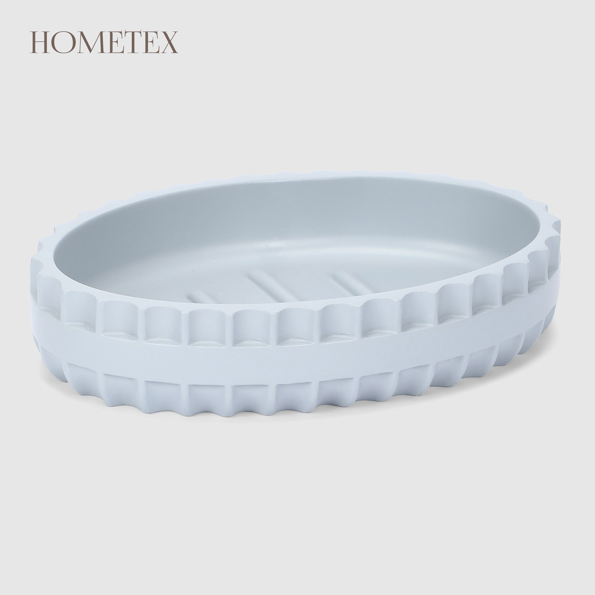 Мыльница Hometex Полосы bre1551aa-sd, светло-серый