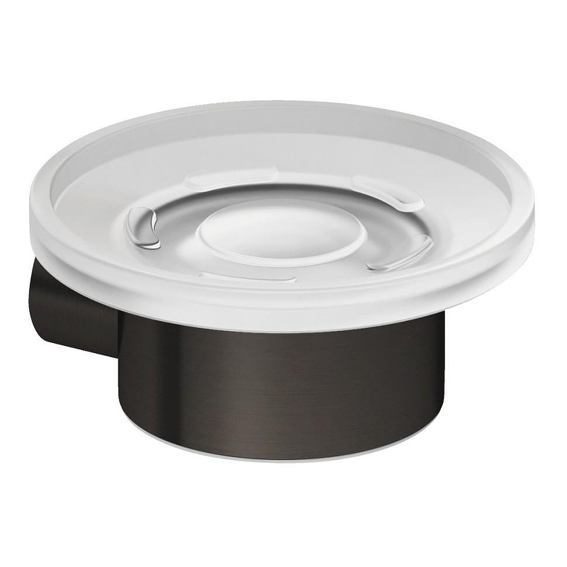 Мыльница Kludi Vela R 58985N2 цвет Оружейная сталь брашированная