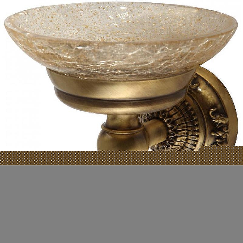 Мыльница Migliore Cristalia 16758 Бронза с кристаллом Swarovski