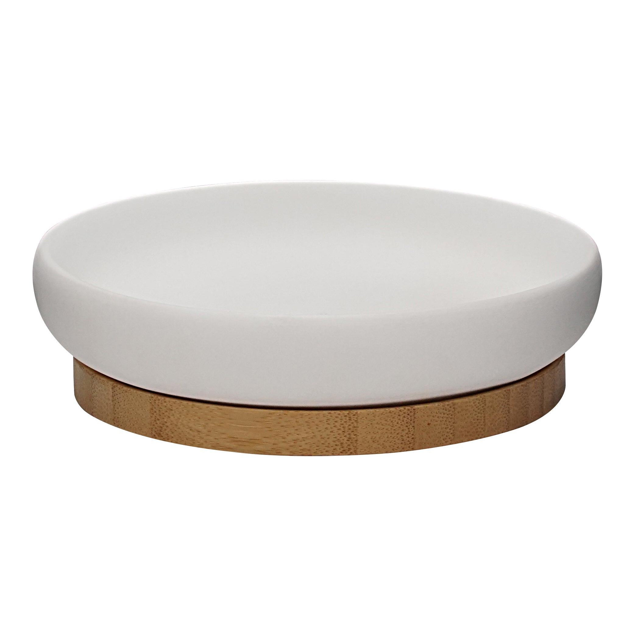 Мыльница Ridder Fancy белая 11,8х3,4 см