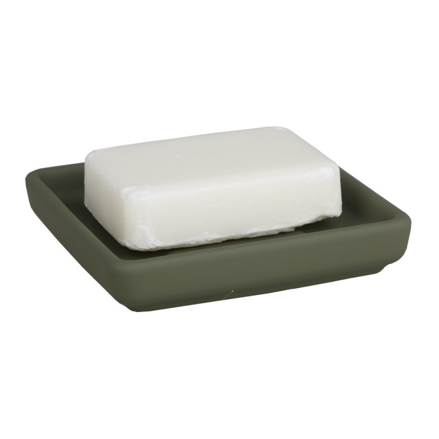 мыльница VITARTA Green matte керамика хаки