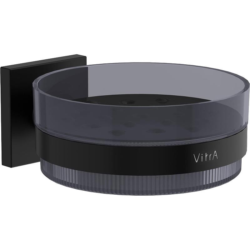 Мыльница Vitra Root A4481236 Черная матовая