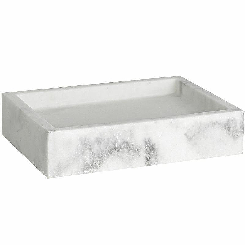 Мыльница WasserKRAFT Kammel K-9129 цвет Белый мрамор