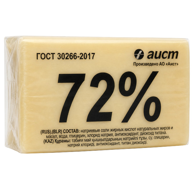 мыло хозяйственное АИСТ 72% 200г