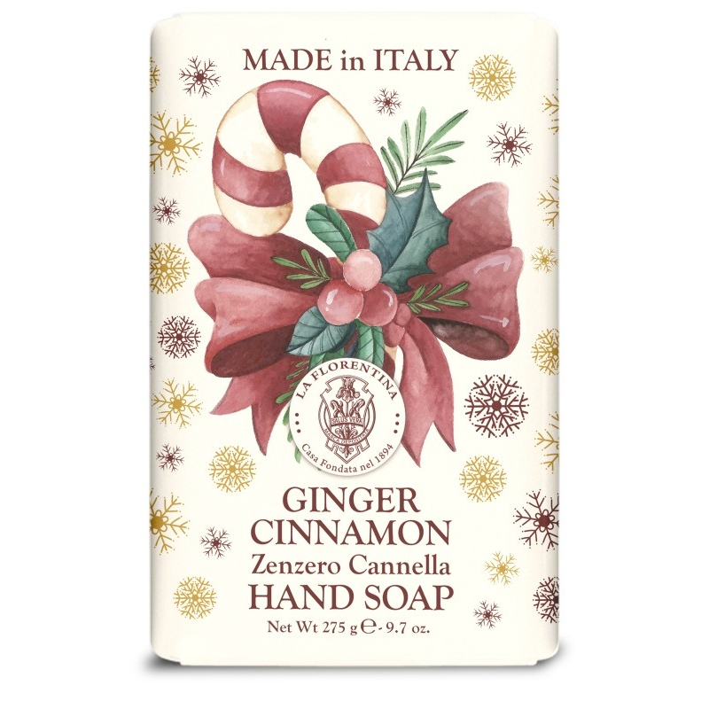 Мыло туалетное твёрдое La Florentina Ginger & cinnamon 275 г