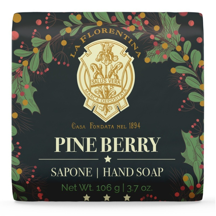 Мыло туалетное твёрдое La Florentina Pine & berry 106 г